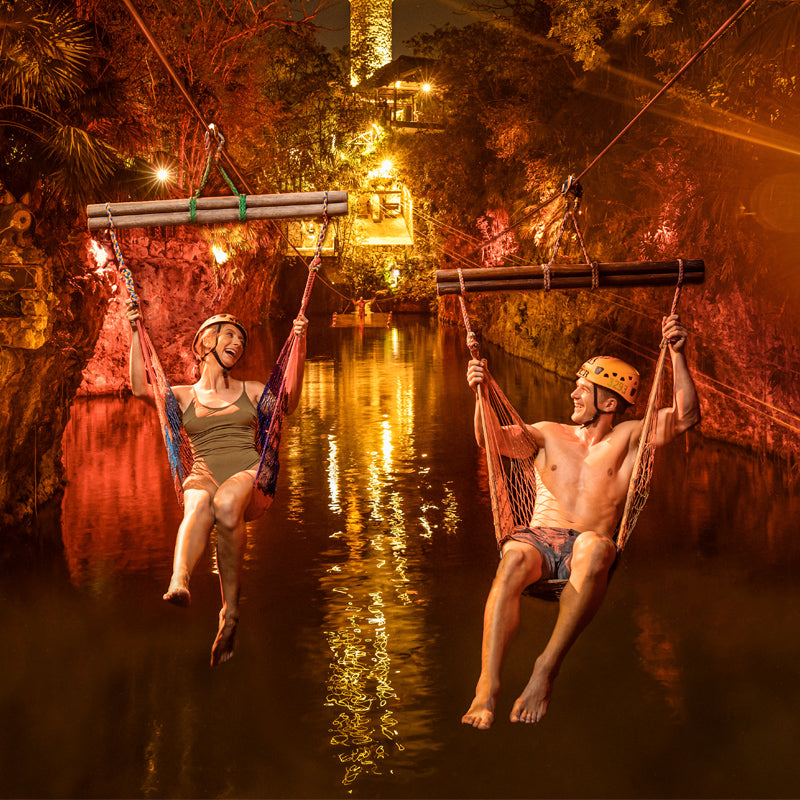 Xplor Fuego with Transportation – Night Zip Lines & Extreme Adventure