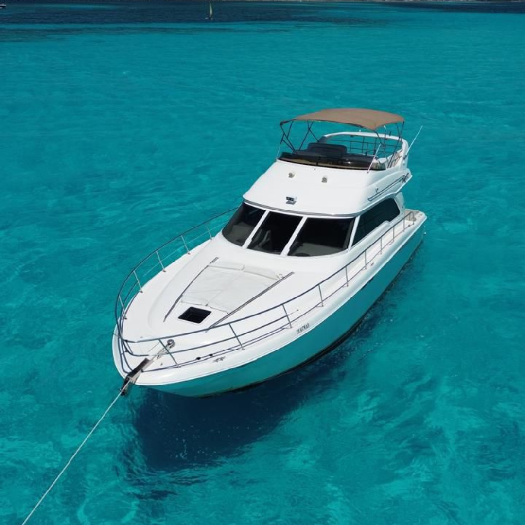 Yate Flybridge 51ft en Cancún – Vive el Lujo, la Libertad y la Belleza del Caribe Mexicano
