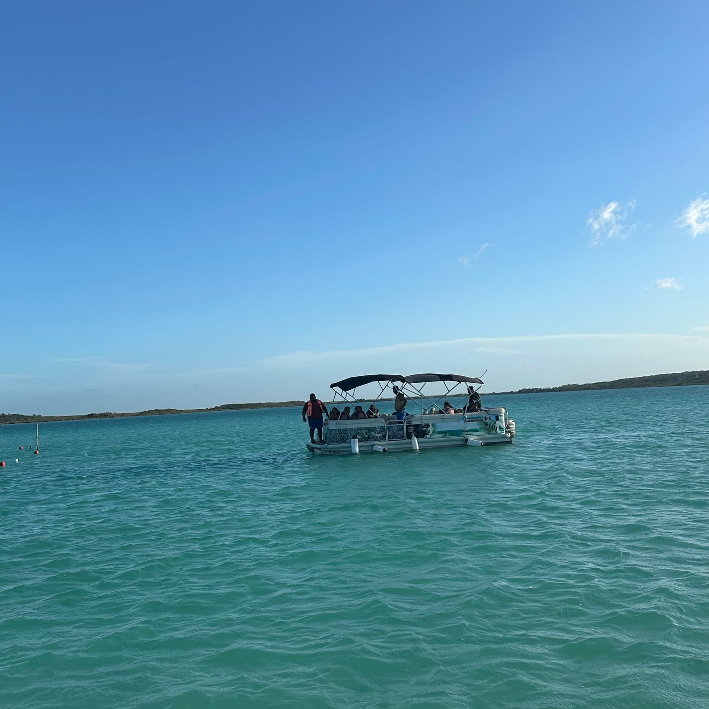 Private Pontoon Boat in Bacalar – VIP Lagoon Experience (Up to 8 People)