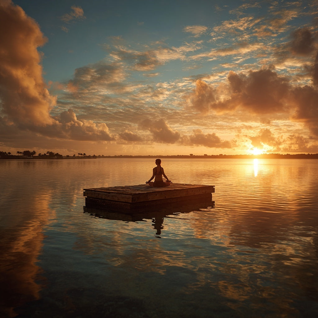 Sunrise Yoga Experience in Bacalar – Lagoon Session with Breakfast Included