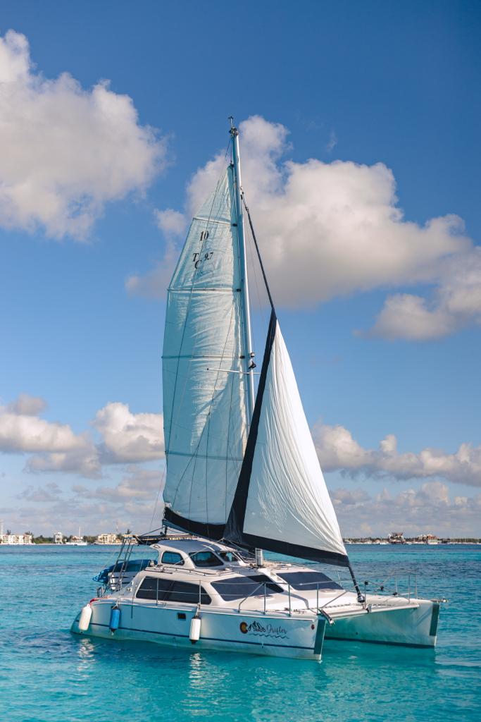 Catamaran to Isla Mujeres