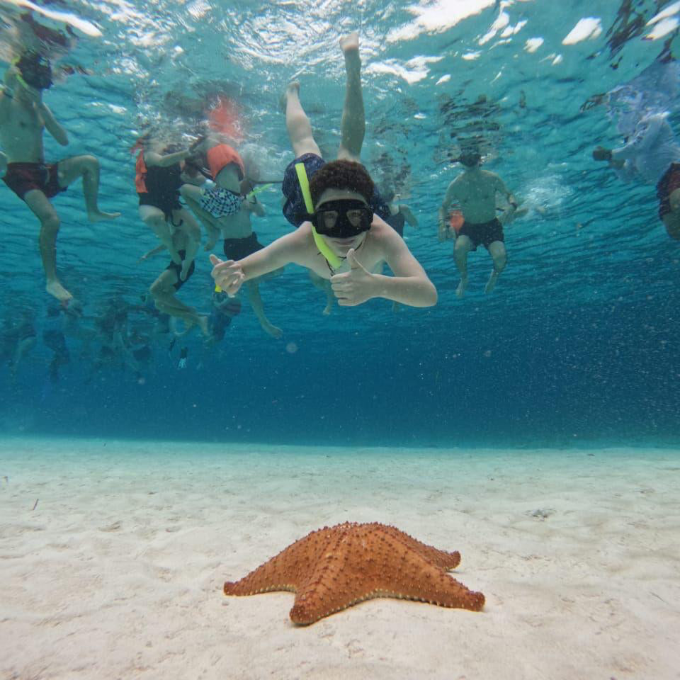 Cozumel El Cielo Snorkel Tour by Boat – Palancar Reef, Starfish & Snacks