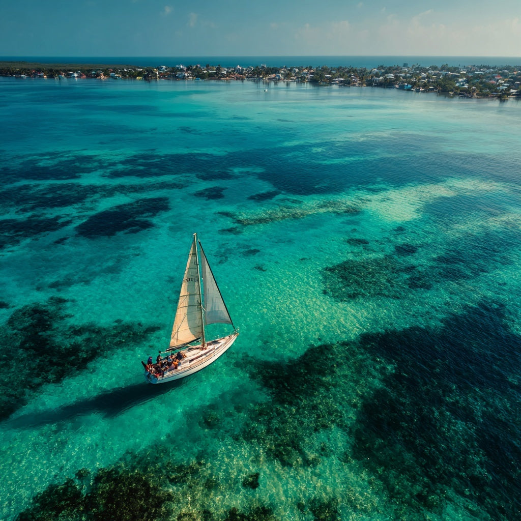 Sailing Tour in Bacalar – Seven Colors Lagoon with Open Bar & Food Included