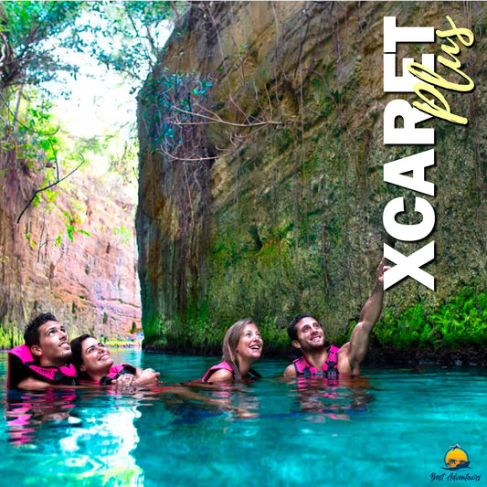 Xcaret Plus with Transportation – Underground Rivers, Buffet & Night Show